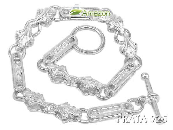 Pulseira Miami PRATA 925 19cm 3333-PRAT