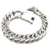 Pulseira em Aço 316L Grumet Fecho Gaveta - 22 cm comprimento