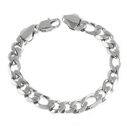 Pulseira de Aço 316L Modelo 3x1 Fígaro 01828