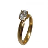 ANEL AÇO COM OURO 18K - ref.968