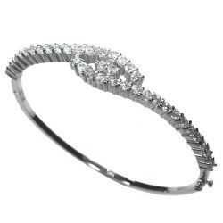 Bracelete em Prata 925 com banho de ródio-ref.292